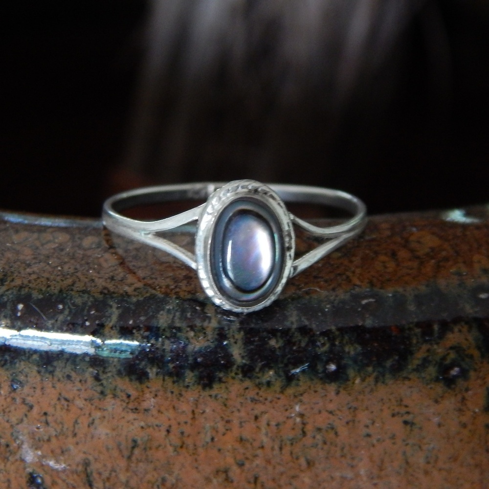 Vintage Handcrafted Abalone Ring